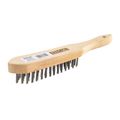 Wire Hand Scratch Brush Wood Handle
